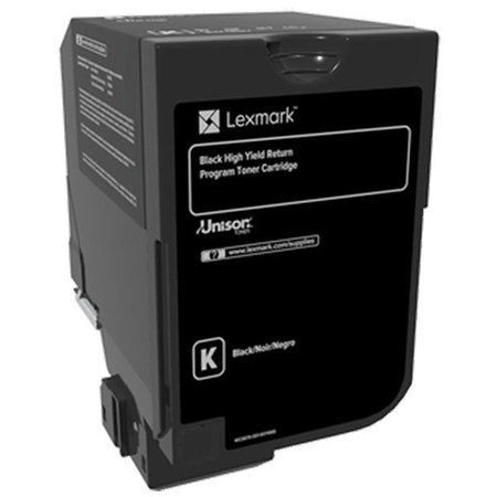 LEXMARK Lexmark High Yield Black Return Program Toner Ctg, TAA Compliant, Yield: 25000 Pages 84C0HKG